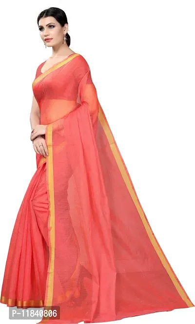 Beautiful Art Silk Saree with Blouse piece-thumb3