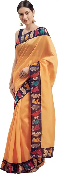 Beautiful Velvet Saree with Blouse piece-thumb2