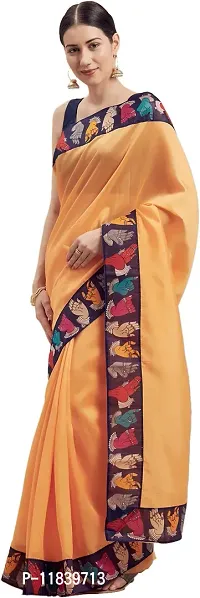 Beautiful Velvet Saree with Blouse piece-thumb3