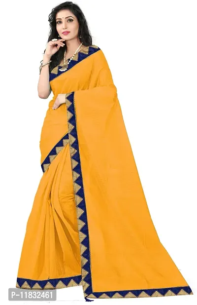 Beautiful Art Silk Saree with Blouse Piece Pack Of 3-thumb0