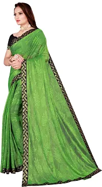 Beautiful Cotton Blend Saree with Blouse piece-thumb1