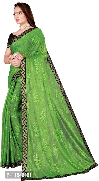 Beautiful Cotton Blend Saree with Blouse piece-thumb2