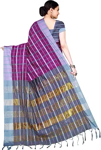 Beautiful Cotton Silk Saree with Blouse Piece-thumb1