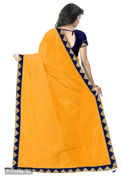 Beautiful Art Silk Saree with Blouse piece-thumb3