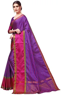 Beautiful Cotton Silk Saree with Blouse piece-thumb2