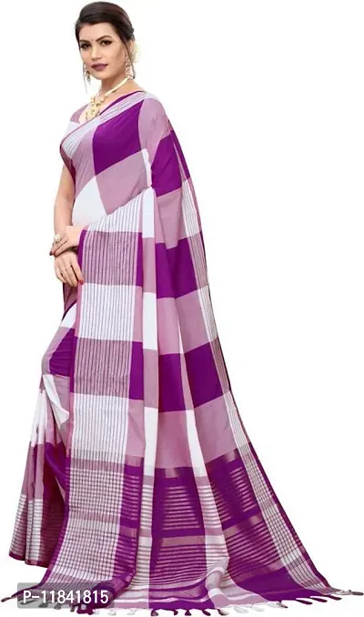 Beautiful Art Silk Saree with Blouse piece-thumb4