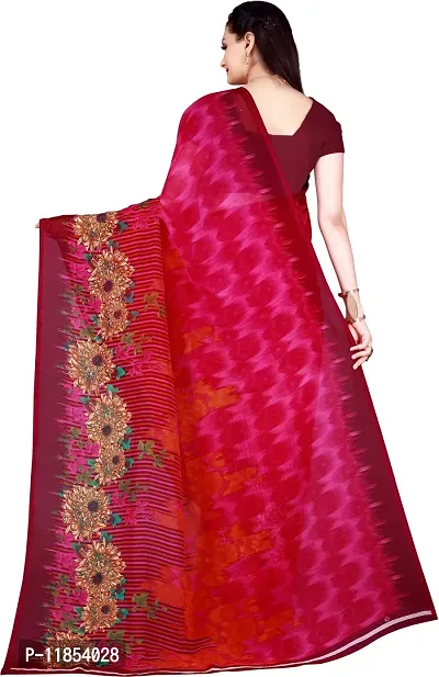 Beautiful Georgette Saree With Blouse Piece Pack Of 2-thumb3