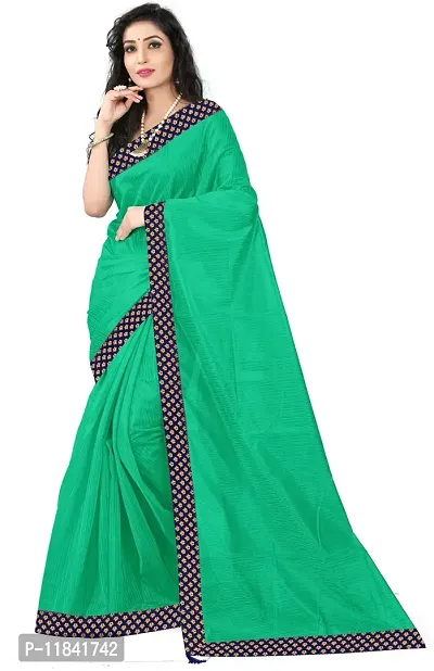 Beautiful Art Silk Saree With Blouse Piece Pack Of 2-thumb2