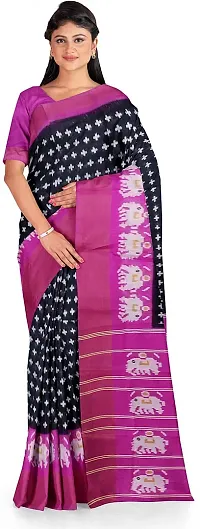 Beautiful Art Silk Saree with Blouse piece-thumb1