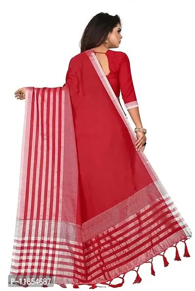 Beautiful Art Silk Saree with Blouse piece-thumb3