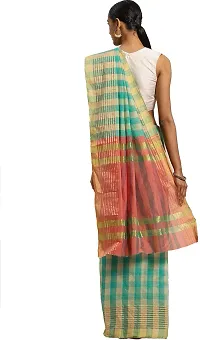 Beautiful Art Silk Saree with Blouse Piece-thumb1