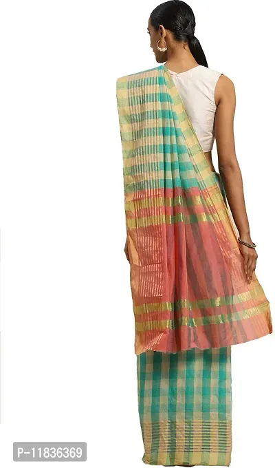 Beautiful Art Silk Saree with Blouse Piece-thumb2