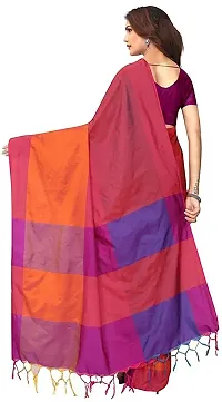 Beautiful Art Silk Saree with Blouse Piece-thumb1