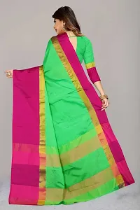 Beautiful Art Silk Saree with Blouse piece-thumb3