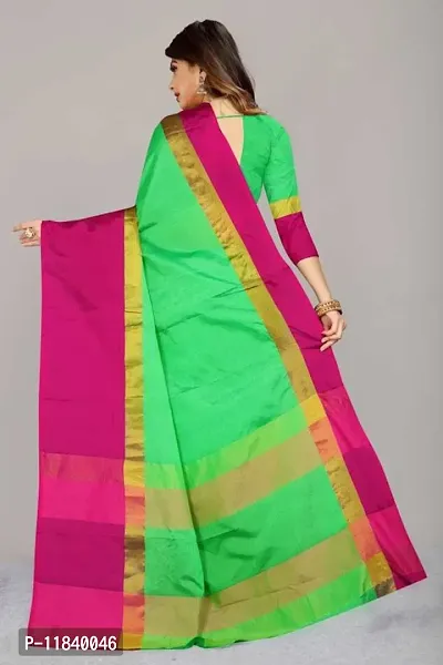 Beautiful Art Silk Saree with Blouse piece-thumb4