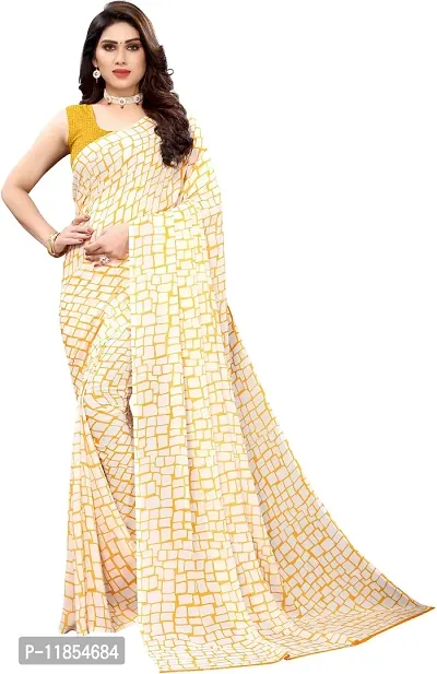 Beautiful Georgette Saree with Blouse piece