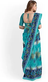 Beautiful Georgette Saree with Blouse Piece-thumb1