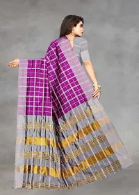 Beautiful Art Silk Saree with Blouse Piece-thumb1