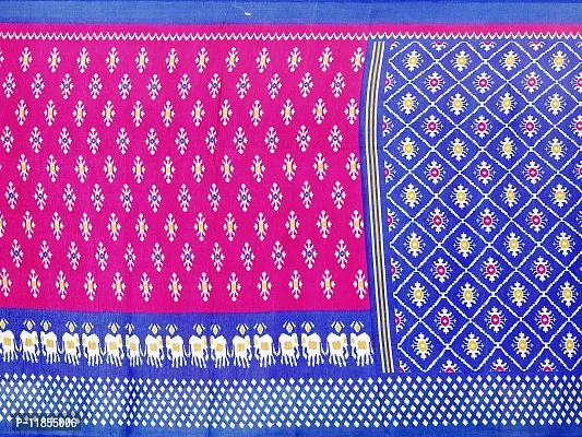 Beautiful Art Silk Saree with Blouse piece-thumb4