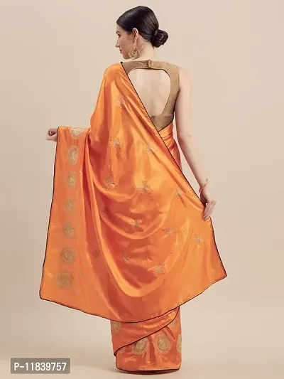 Beautiful Art Silk Saree with Blouse piece-thumb3