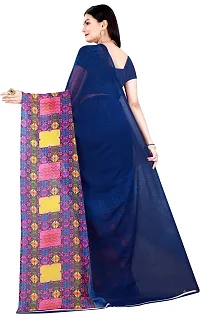 Beautiful Georgette Saree with Blouse Piece-thumb1