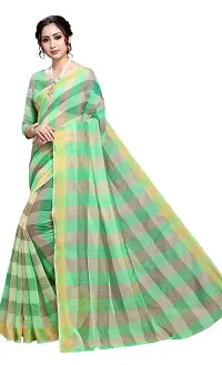 Beautiful Art Silk Saree with Blouse piece-thumb2