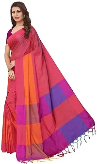 Beautiful Art Silk Saree with Blouse piece-thumb2