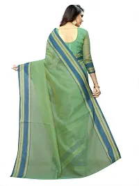 Beautiful Cotton Silk Saree with Blouse piece-thumb2