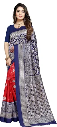 Alluring Art Silk Saree with Blouse piece 