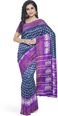 Beautiful Art Silk Saree with Blouse piece-thumb1