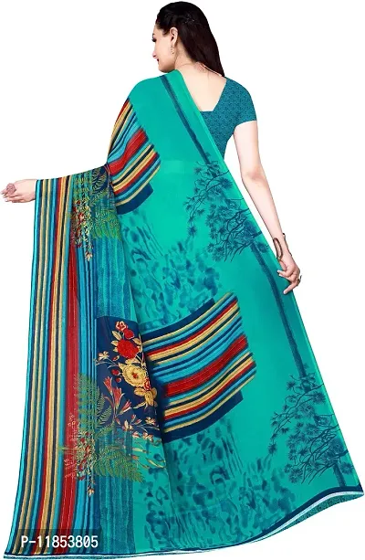 Beautiful Georgette Saree With Blouse Piece Pack Of 2-thumb3