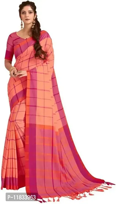 Beautiful Silk Blend Saree with Blouse Piece