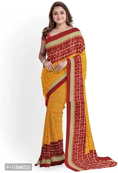 Beautiful Art Silk Saree with Blouse piece-thumb4