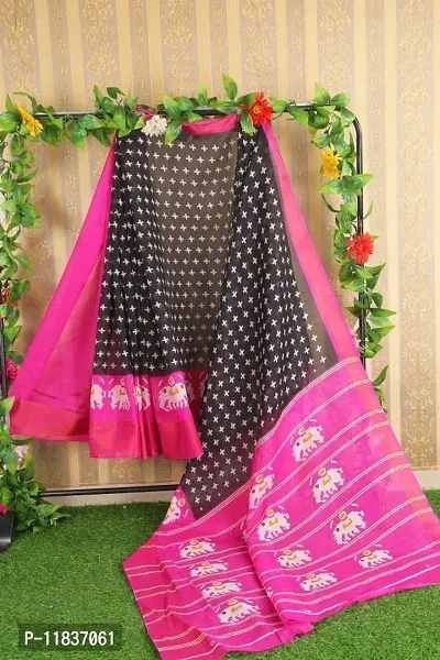 Beautiful Art Silk Saree with Blouse Piece