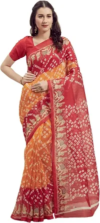 Women Stylish Art Silk Saree with Blouse piece