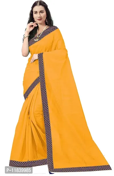 Beautiful Art Silk Saree with Blouse piece-thumb0