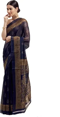 Beautiful Art Silk Saree with Blouse piece-thumb2