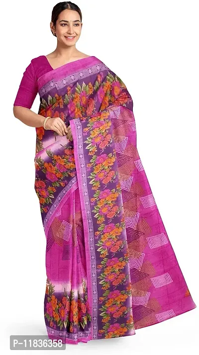 Beautiful Georgette Saree with Blouse Piece-thumb0