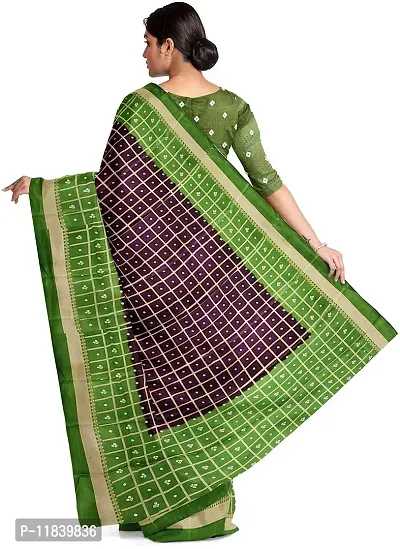 Beautiful Art Silk Saree with Blouse piece-thumb2