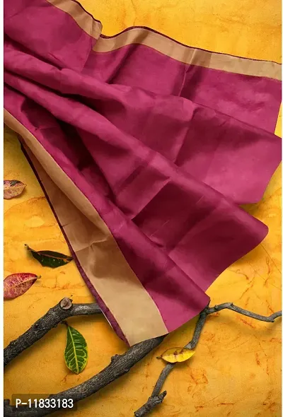 Beautiful Cotton Silk Saree with Blouse Piece-thumb0