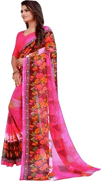 Beautiful Georgette Saree with Blouse piece-thumb1