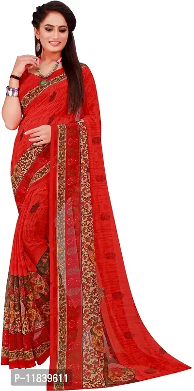 Beautiful Georgette Saree With Blouse Piece Pack Of 2-thumb3