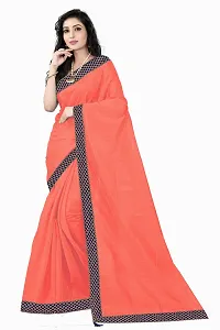 Beautiful Art Silk Saree With Blouse Piece Pack Of 3-thumb1