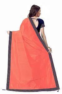 Beautiful Art Silk Saree with Blouse piece-thumb1