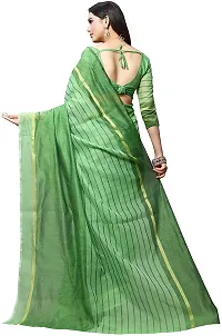 Beautiful Cotton Silk Saree with Blouse Piece-thumb1