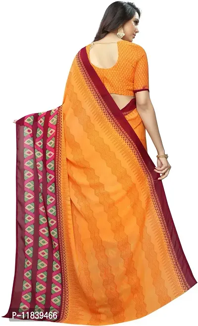 Beautiful Georgette Saree with Blouse piece-thumb3