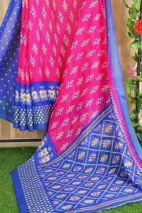 Beautiful Art Silk Saree with Blouse piece-thumb1