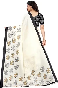 Beautiful Art Silk Saree with Blouse piece-thumb3