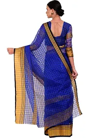 Beautiful Cotton Silk Saree with Blouse Piece-thumb1