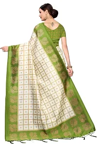 Beautiful Art Silk Saree with Blouse piece-thumb3